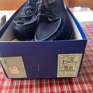 Beautiful vintage shoes never worn in original box.  Bally, Made in Switzerland